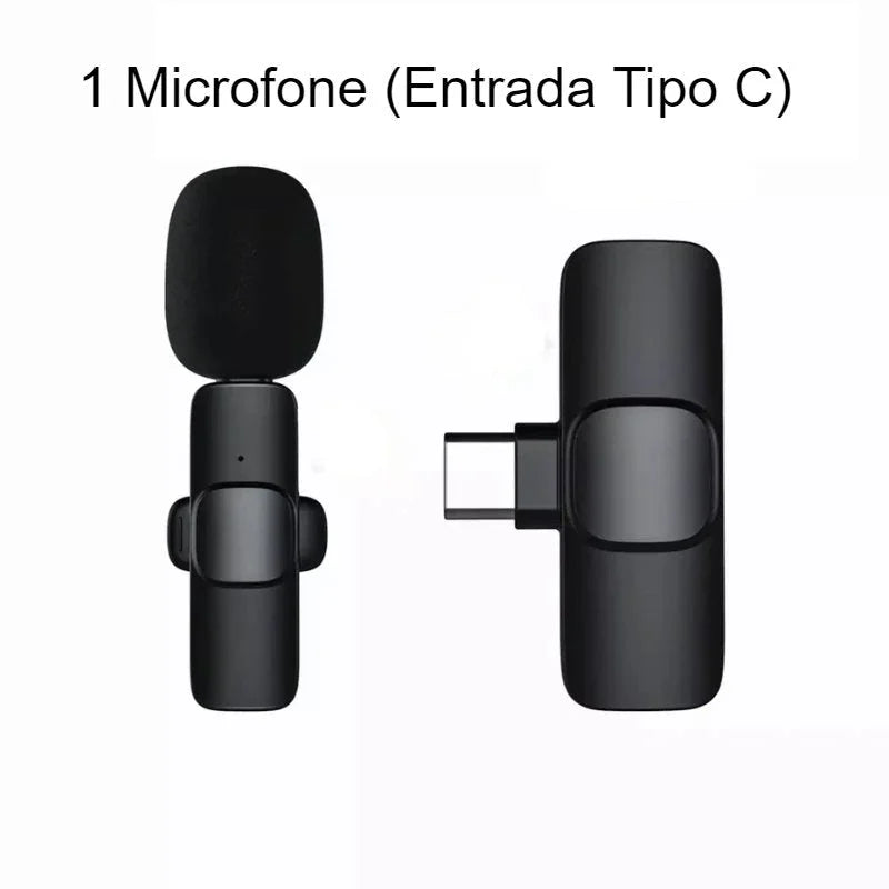 Microfone de Lapela Sem Fio Parla - 1 (Entrada Tipo C)