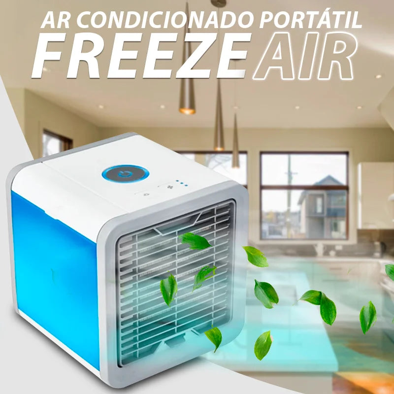 Mini Freeze Air: O Ar Condicionado Portátil 3 em 1