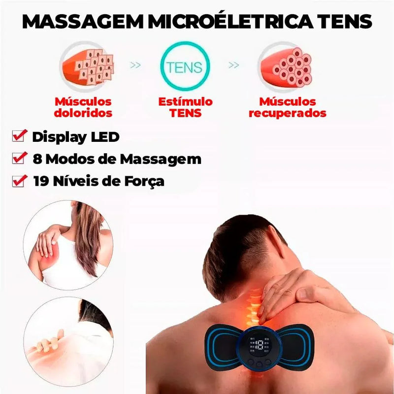 Mini Massageador Elétrico - VARIMAX® (ELIMINA 100% AS