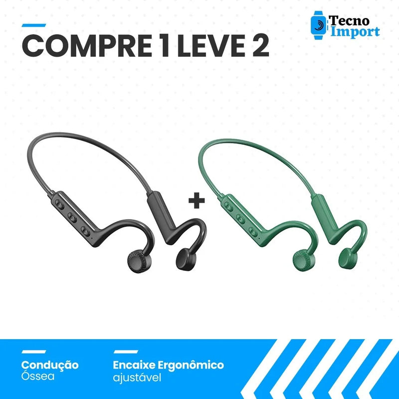 Open Fone 5.1 de Condução Óssea Compre 1 e Leve 2