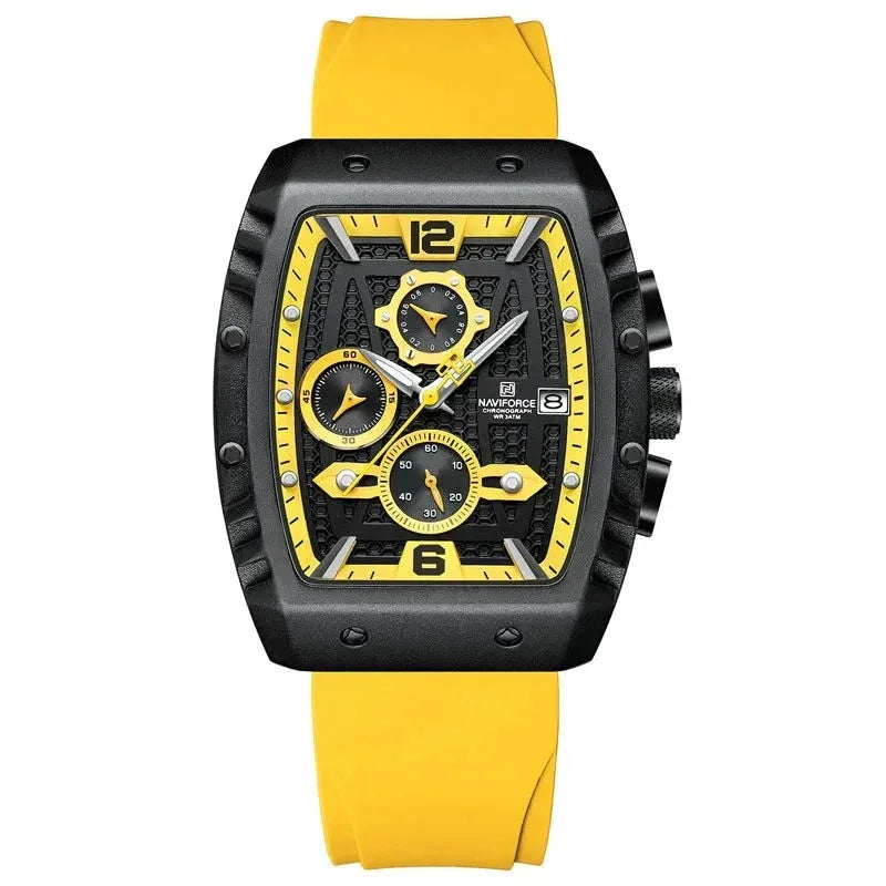 Relógio Masculino Catania NaviForce - Yellow Black