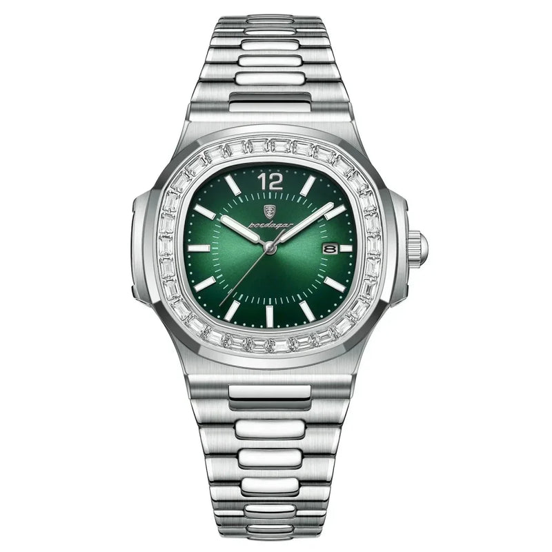 Relógio Masculino Nautilus Diamond - Verde