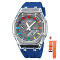 Relógio Unissex Detroit Skmei - Blue - OrangeStrap / Tecno