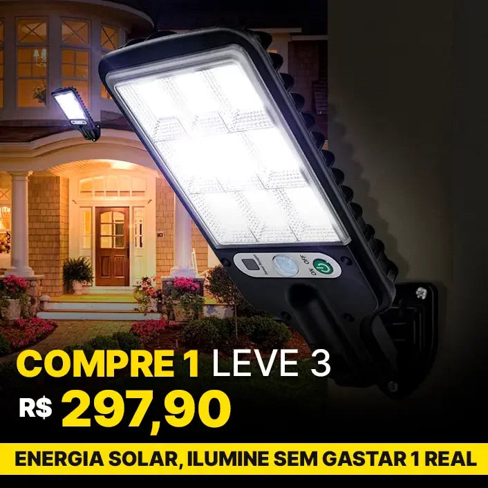 Super Refletor Solar Com Sensor Automático [Compre 1 Leve